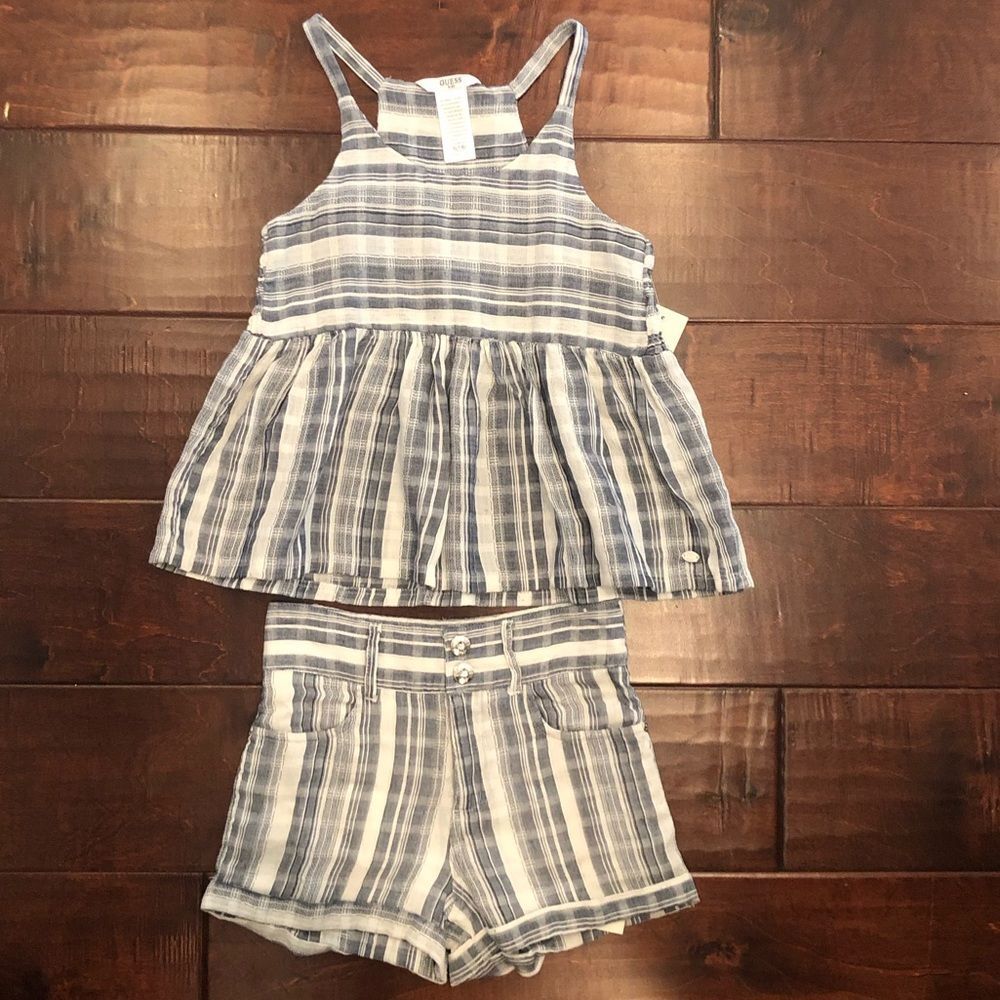 Grey babydoll top and shorts